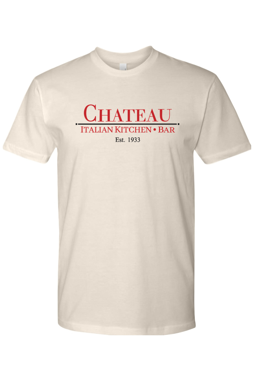 Chateau Italian Kitchen & Bar Large Logo Cotton T-Shirt - Unisex