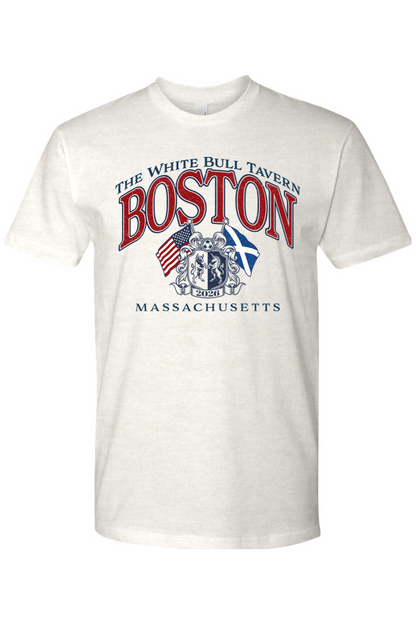 White Bull Scottish Crest Cotton T-Shirt - Men's