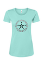 Scott Brothers Barbecue Black N' White Star Logo Cotton Tshirt - Women's