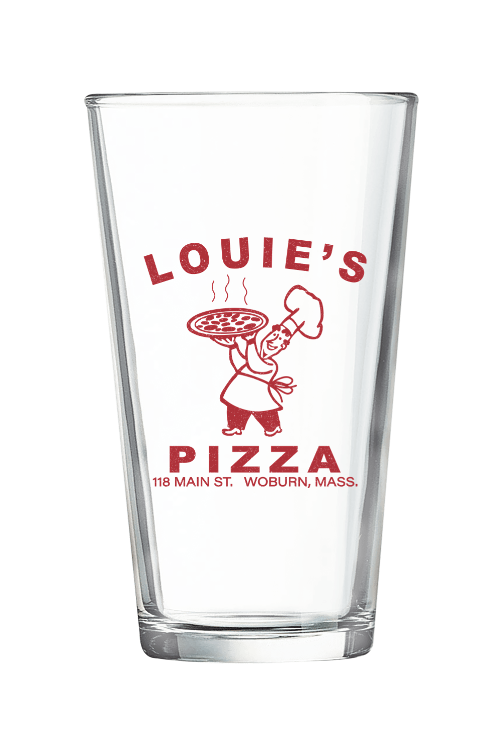 Louie's Pizza 16 oz. Pint Glass