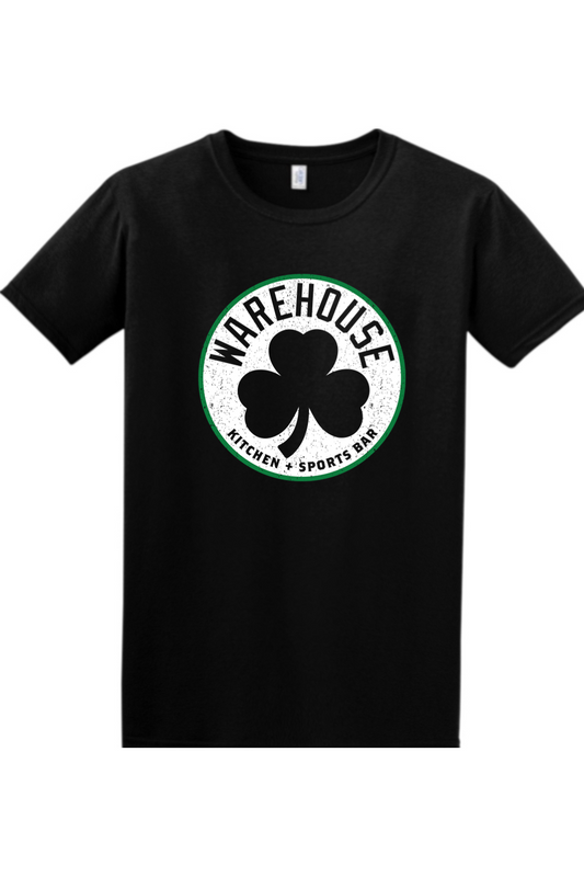 Warehouse Kitchen + Sports Bar Boston Clover Relaxed Fit Cotton T-Shirt - Unisex