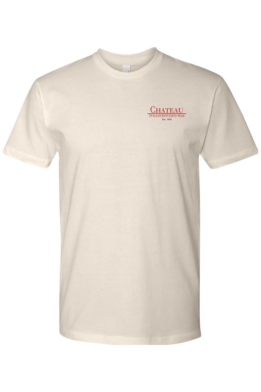 Chateau Italian Kitchen & Bar Small Logo Cotton T-Shirt - Unisex