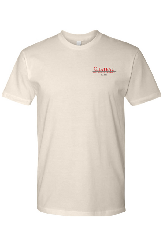 Chateau Italian Kitchen & Bar Small Logo Cotton T-Shirt - Unisex