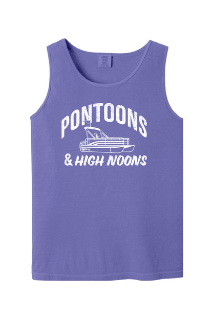 Pontoon Time Comfort Colors Tank Top - Men's