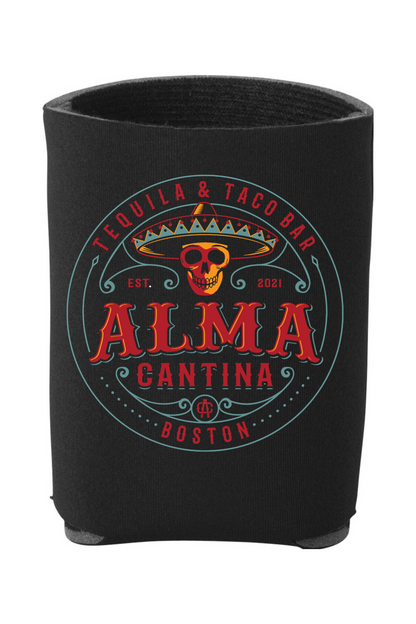 Alma Cantina - Can Cooler - Circle Logo - Multicolor