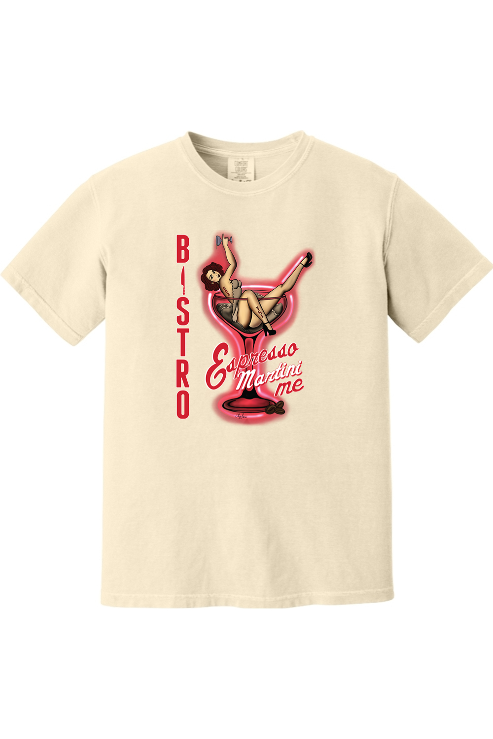 Bistro 781 Espresso Martini Me Comfort Colors T-Shirt - Mens