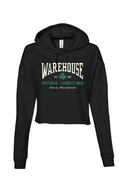 Warehouse Kitchen + Sports Bar Boston Clover Cropped Hoodie - Women's