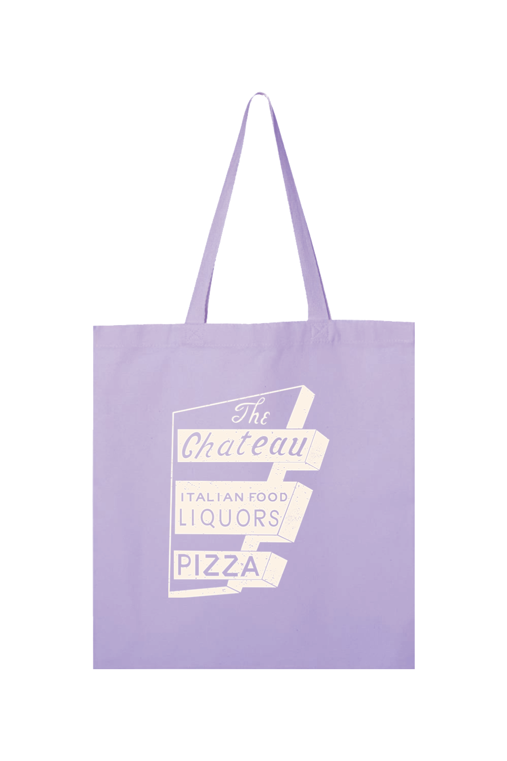 Chateau Throwback Sign Cotton Canvas Tote
