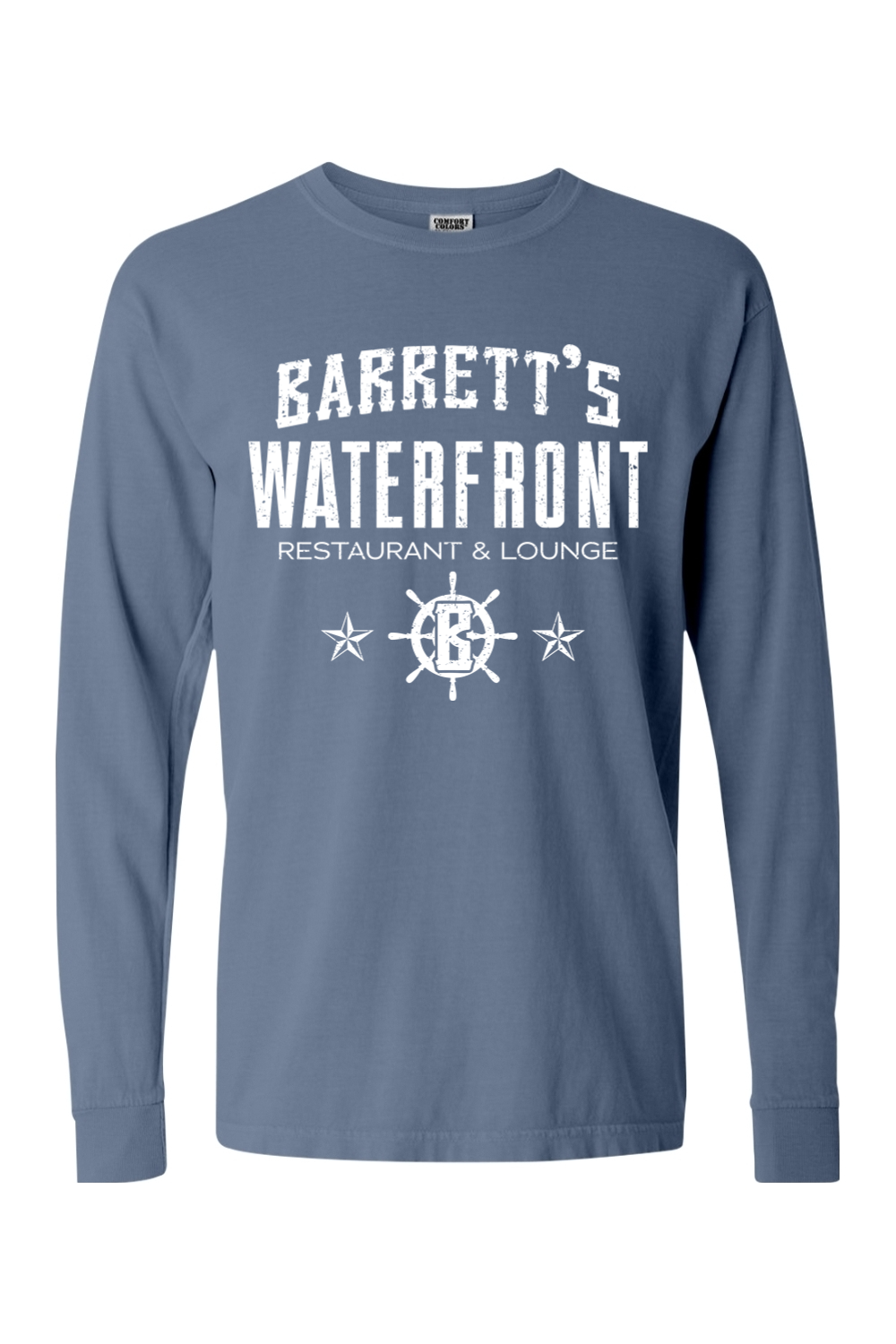 Barrett's Waterfront Comfort Colors Long Sleeve T-Shirt - Mens
