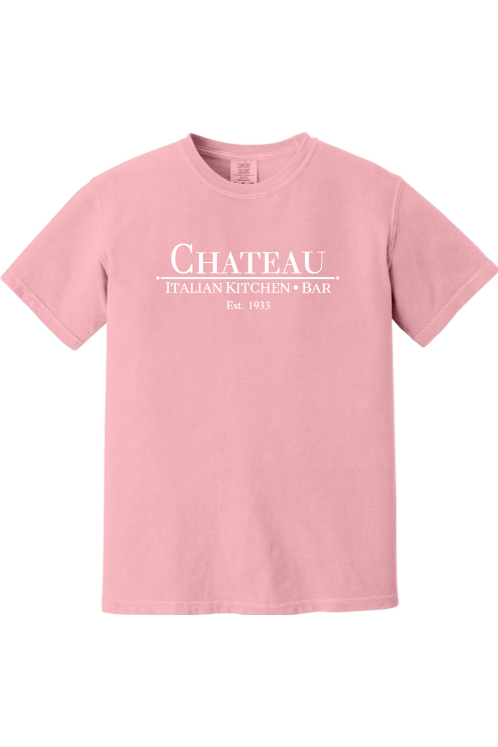 Chateau Italian Kitchen & Bar Large Logo Comfort Colors *Spring Colors* T-Shirt - Men