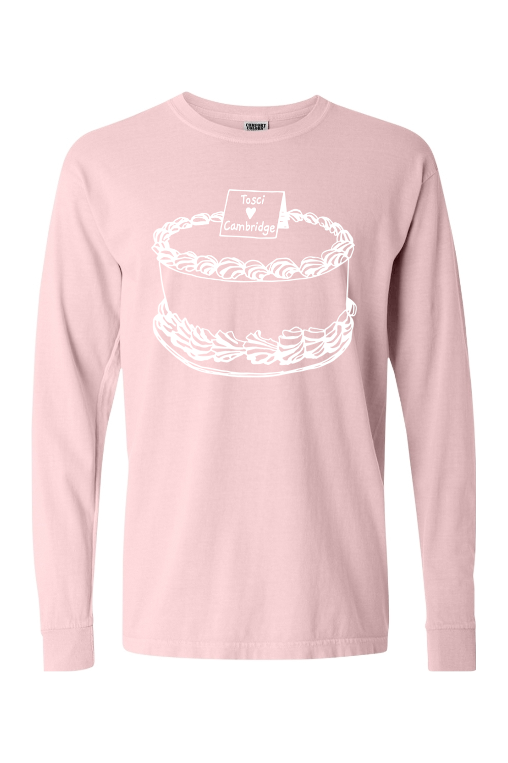 Toscanini's Cake Cambridge Comfort Colors Long Sleeve T-Shirt - Mens Adult