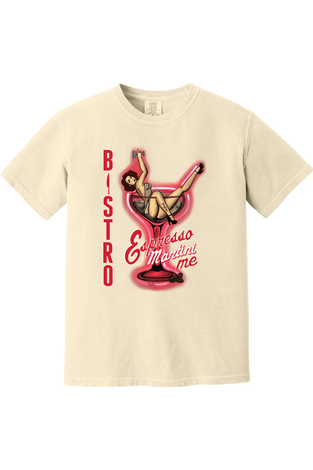 Bistro 781 Espresso Martini Me Comfort Colors T-Shirt - Unisex