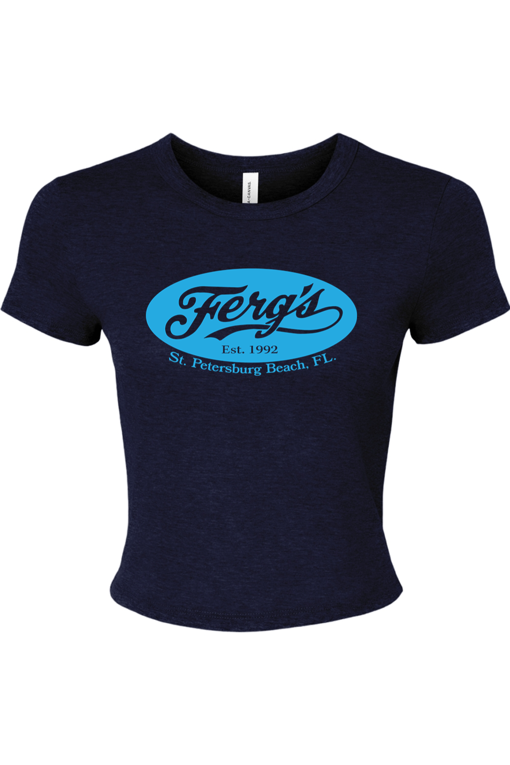 Ferg's Original Logo Micro Rib Baby Tee - Women's