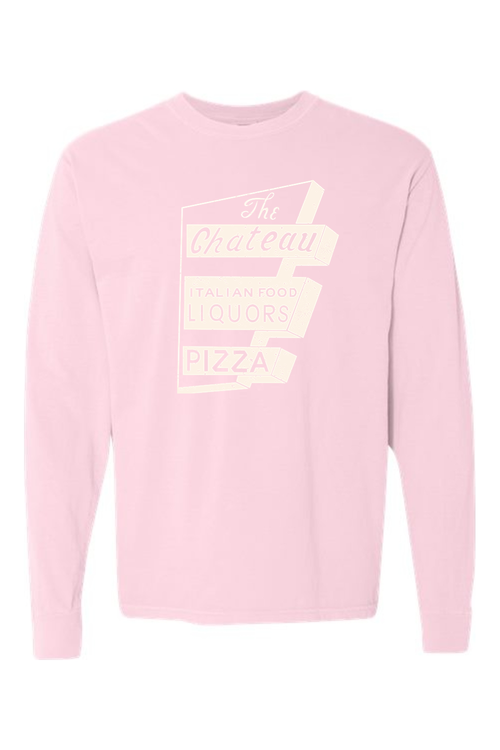 Chateau Throwback Sign Comfort Colors *Spring Colors* Long Sleeve T-Shirt - Unisex