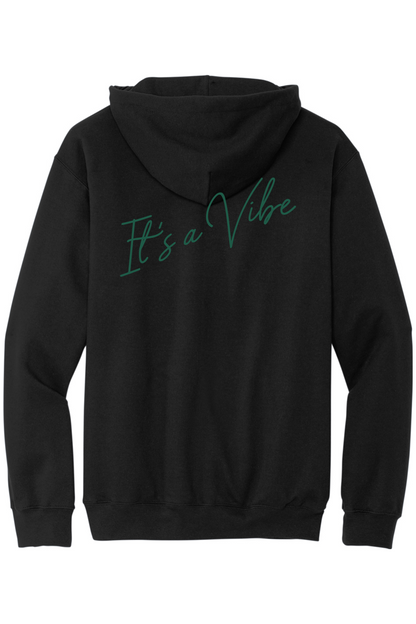 Velvet Vine Green Sponge Fleece Hoodie - Mens