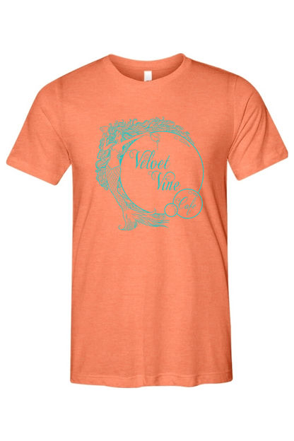 Velvet Vine Teal Logo Triblend T-Shirt - Men's