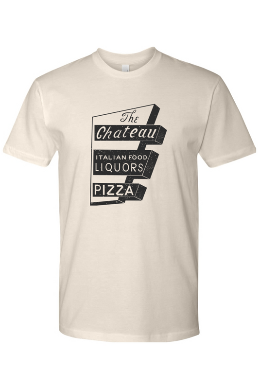 Chateau Throwback Sign Cotton T-Shirt - Unisex