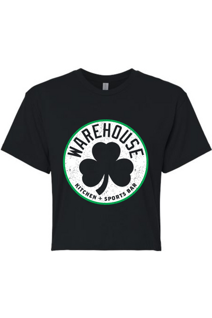 Warehouse Kitchen + Sports Bar Boston Clover Cropped T-Shirt - Women's