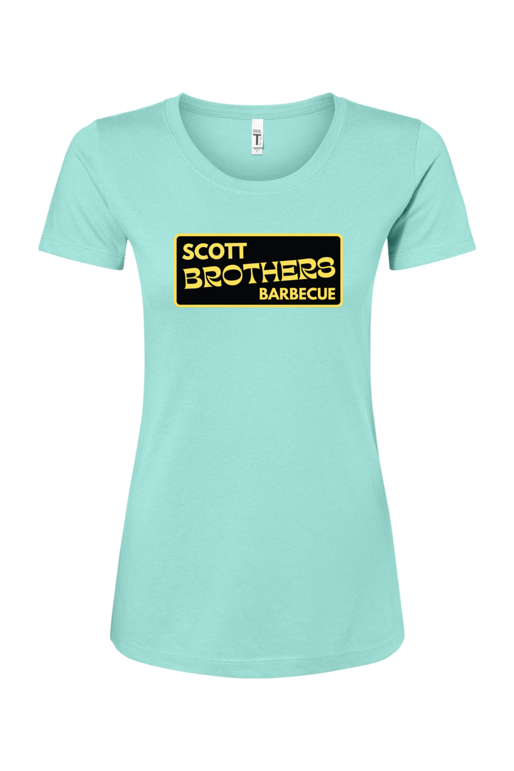 Scott Brothers Barbecue Black N' Gold Logo Cotton T-Shirt - Women's