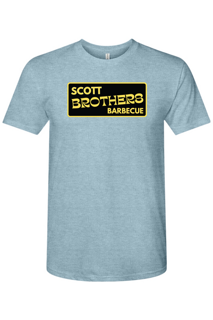 Scott Brothers Barbecue Black N' Gold Logo Triblend T-Shirt - Unisex