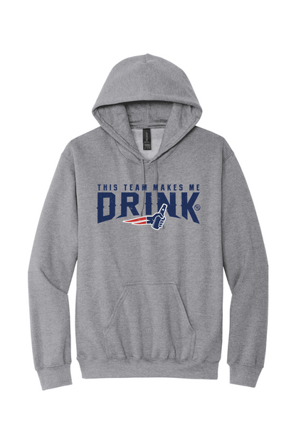 New England This Team Makes Me Drink Hoodie - Men's