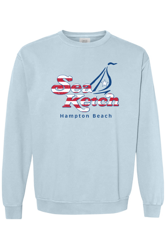 Sea Ketch USA Comfort Colors Crewneck Sweatshirt - Men's