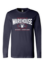 Warehouse Kitchen + Sports Bar Football Cotton Long Sleeve T-Shirt - Unisex