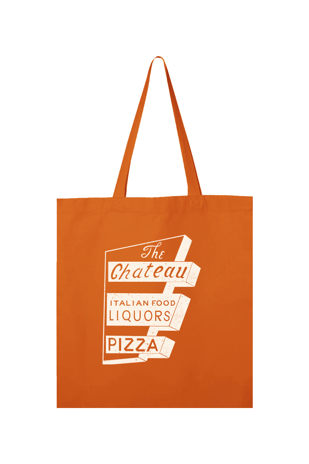 Chateau Throwback Sign Cotton Canvas Tote