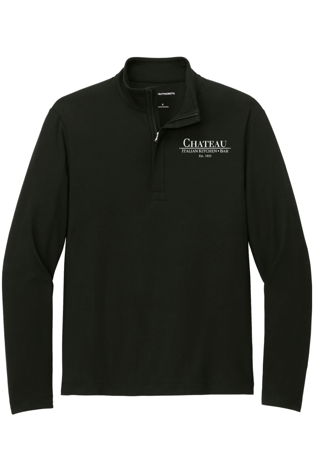 Chateau Italian Kitchen and Bar Embroidered Stretch 1/4-Zip - Men's