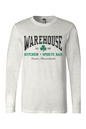 Warehouse Kitchen + Sports Bar Boston Clover Cotton Long Sleeve T-Shirt - Unisex