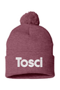 Toscinini's "Tosci"  Pom-Pom 12" Knit Beanie
