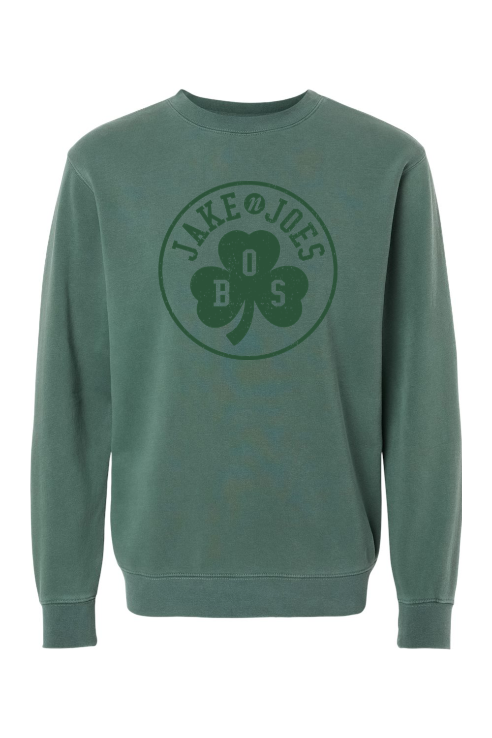 Jake n JOES Boston Irish Pigment-Dyed Crewneck Sweatshirt - Unisex