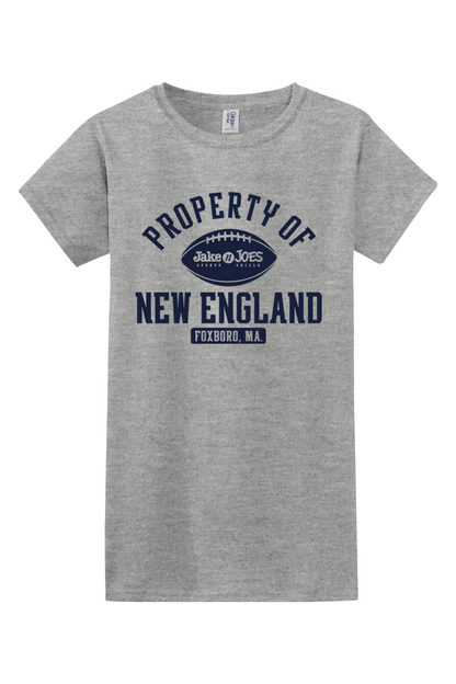 Jake n JOES Property of NE Cotton T-Shirt - Women