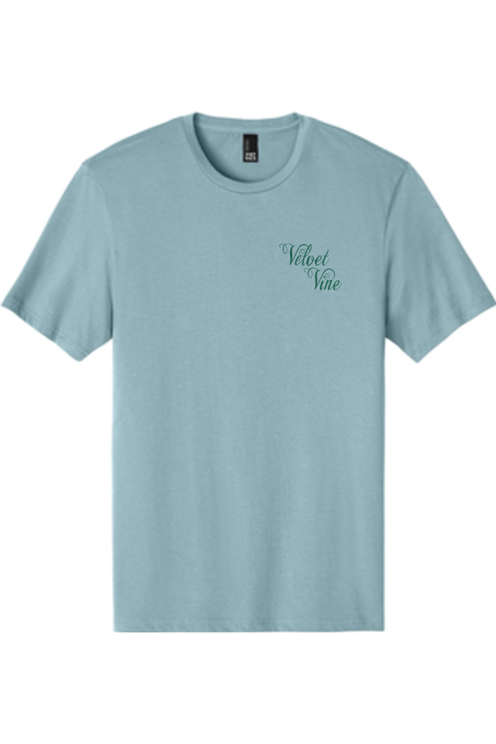 Velvet Vine Green Logo with Front & Back Cotton T-Shirt - Unisex