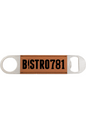 Bistro 781 Engraved Leatherette Bottle Opener