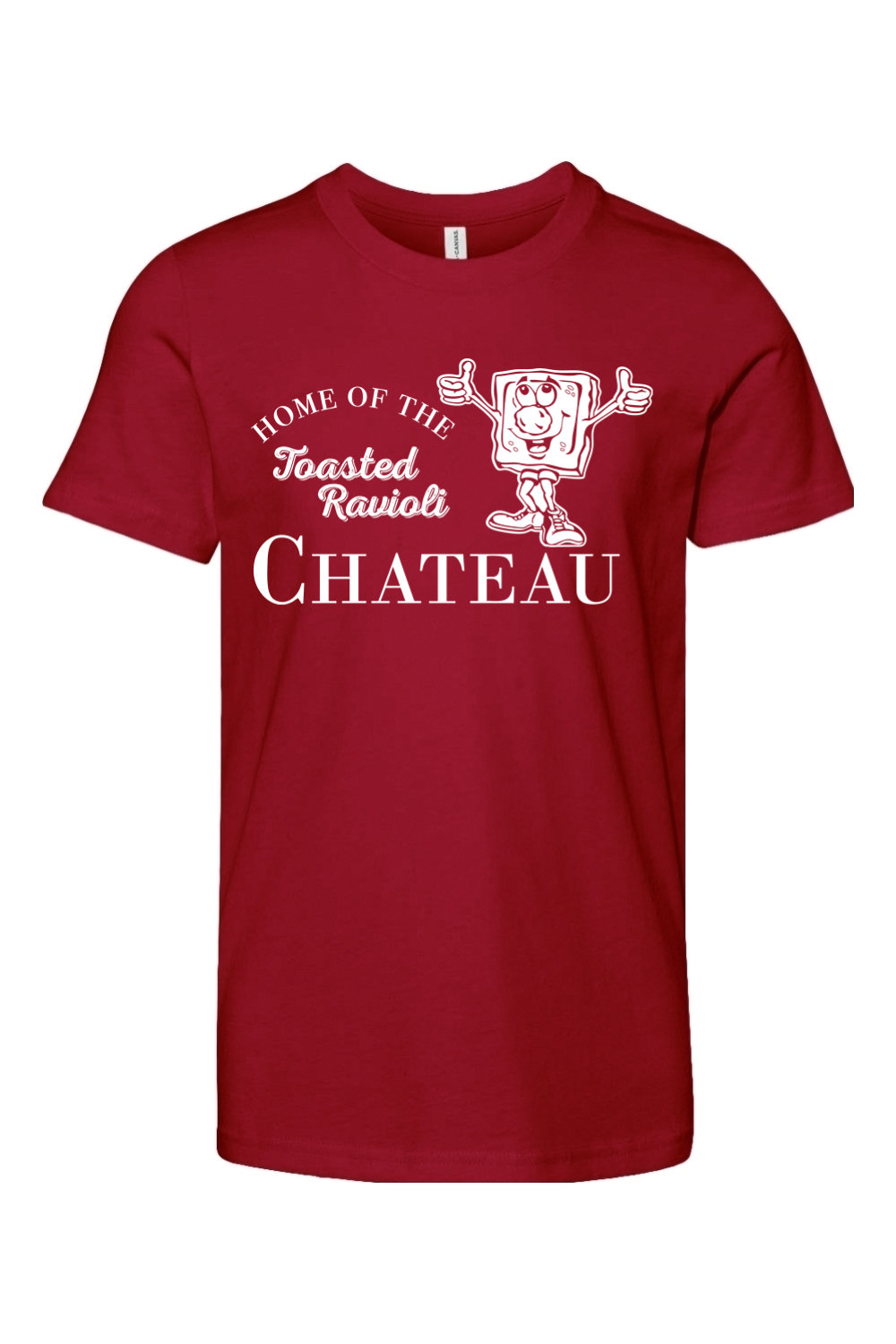 Chateau Home of the Toasted Ravioli Cotton T-Shirt - Youth