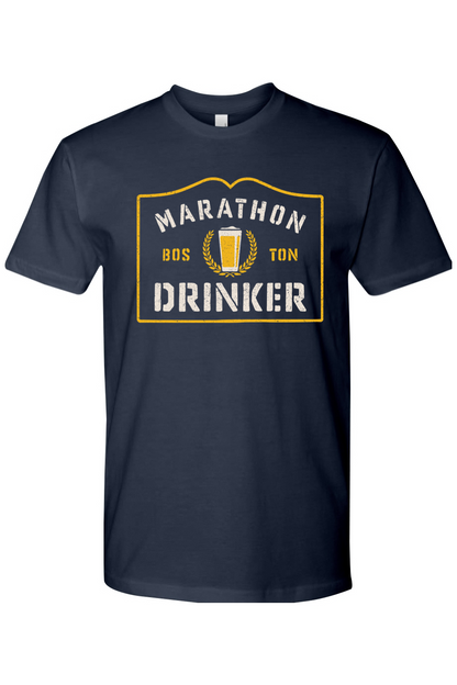 Marathon Drinker Boston Cotton T-Shirt - Men's