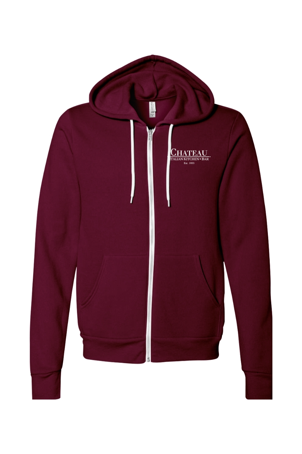 Chateau Italian Kitchen & Bar Sponge Fleece Full-Zip Hoodie - Unisex