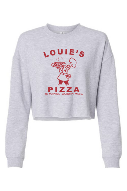 Louie's Pizza Lightweight Cropped Crewneck - Women's