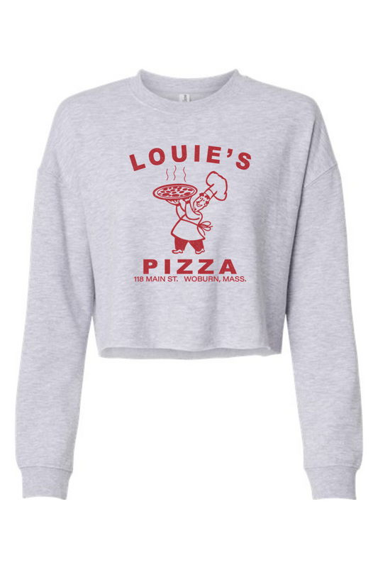 Louie's Pizza Lightweight Cropped Crewneck - Women's