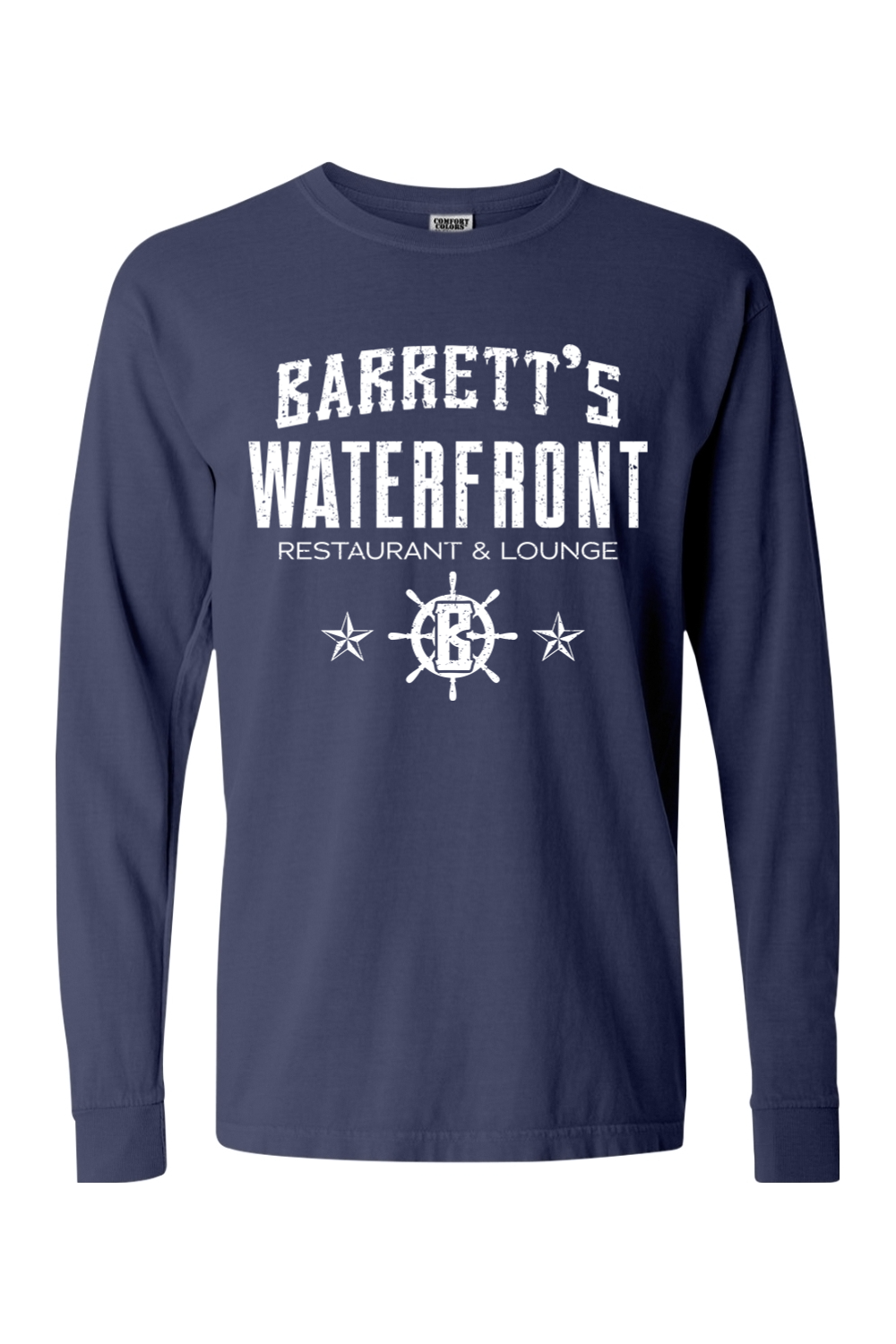 Barrett's Waterfront Comfort Colors Long Sleeve T-Shirt - Mens