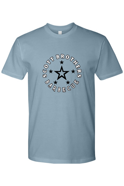 Scott Brothers Barbecue Black N' White Star Logo Cotton Tshirt - Unisex