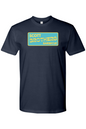 Scott Brothers Barbecue Yellow/Teal Logo Cotton Tshirt - Unisex