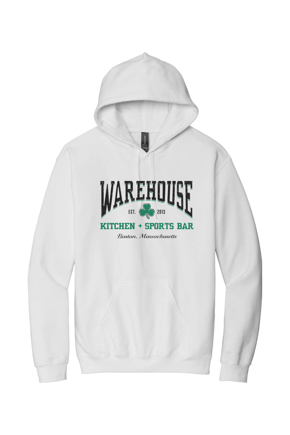 Warehouse Kitchen + Sports Bar Boston Clover Standard Hoodie - Mens