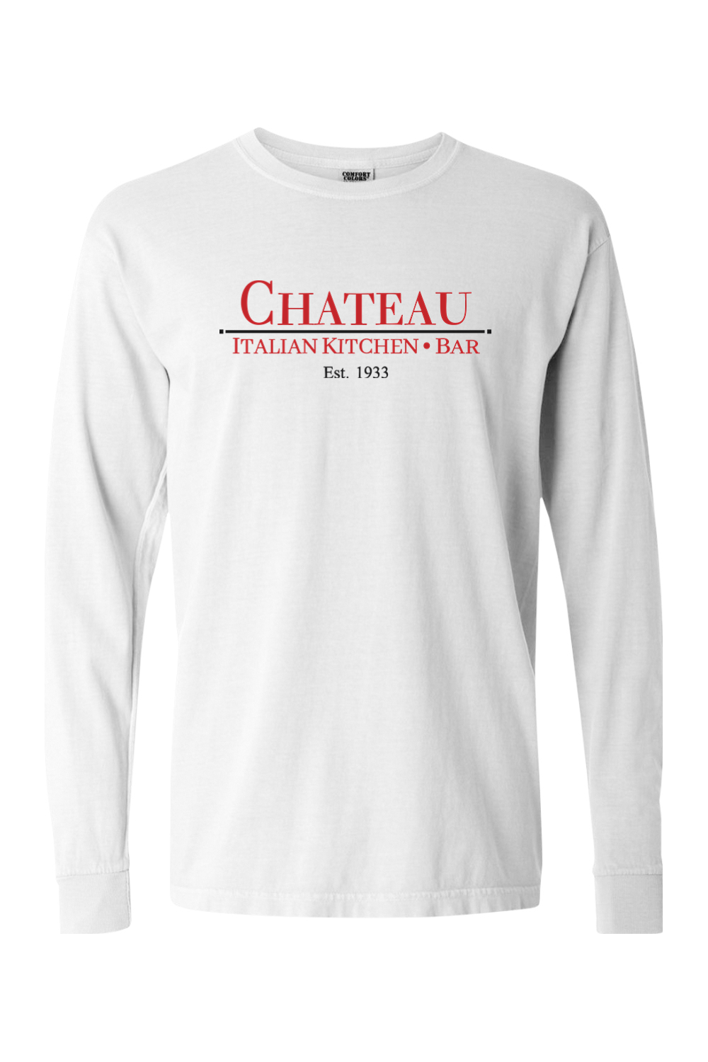 Chateau Italian Kitchen & Bar Large Logo Comfort Colors T-Shirt - Unisex