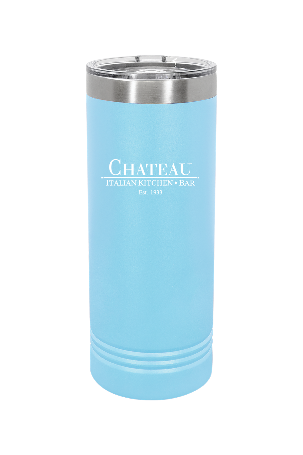 Chateau Italian Kitchen & Bar 22 oz. Skinny Tumbler with Slider Lid *Spring Colors*