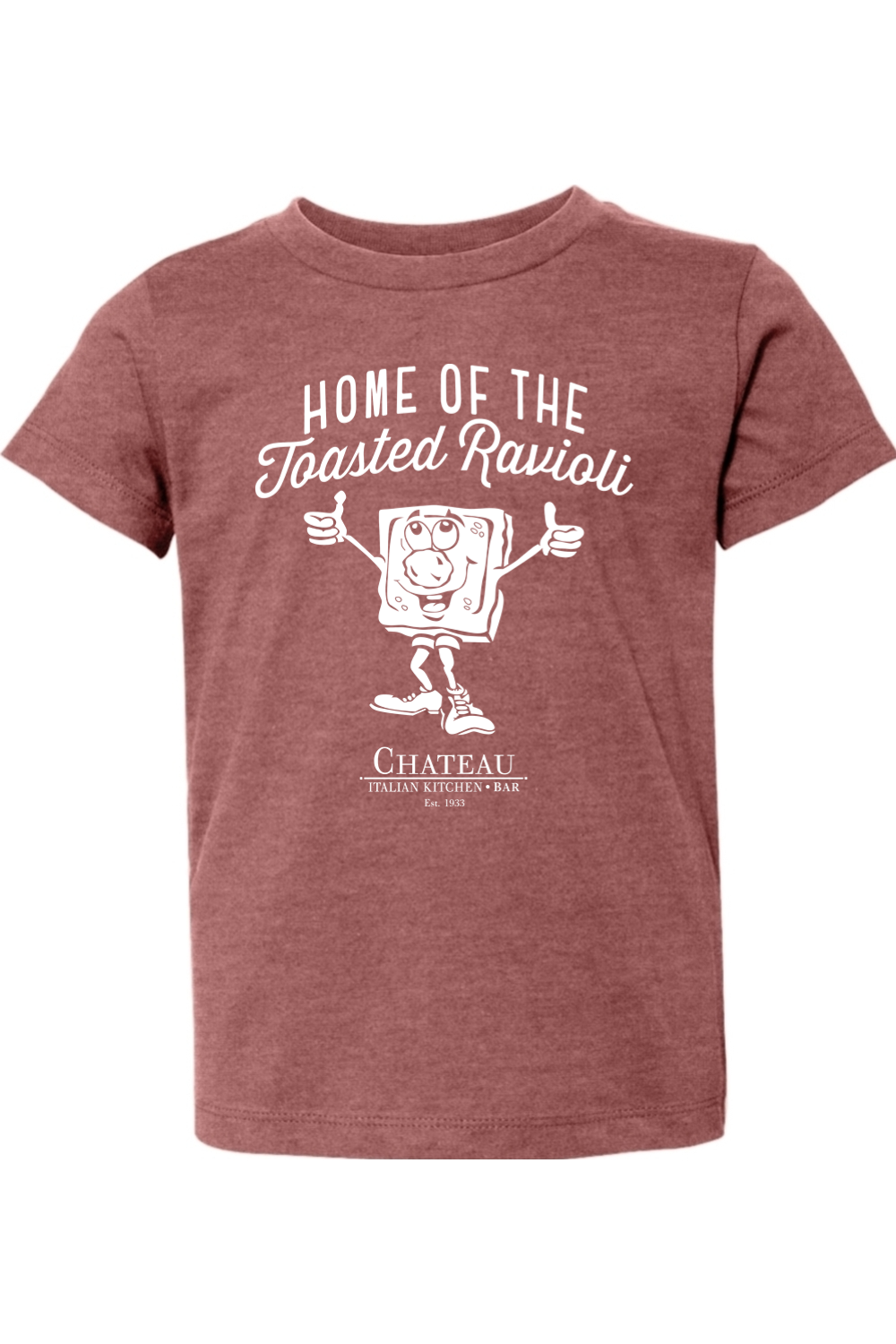 Chateau Home of the Toasted Ravioli Cotton T-Shirt - Toddler