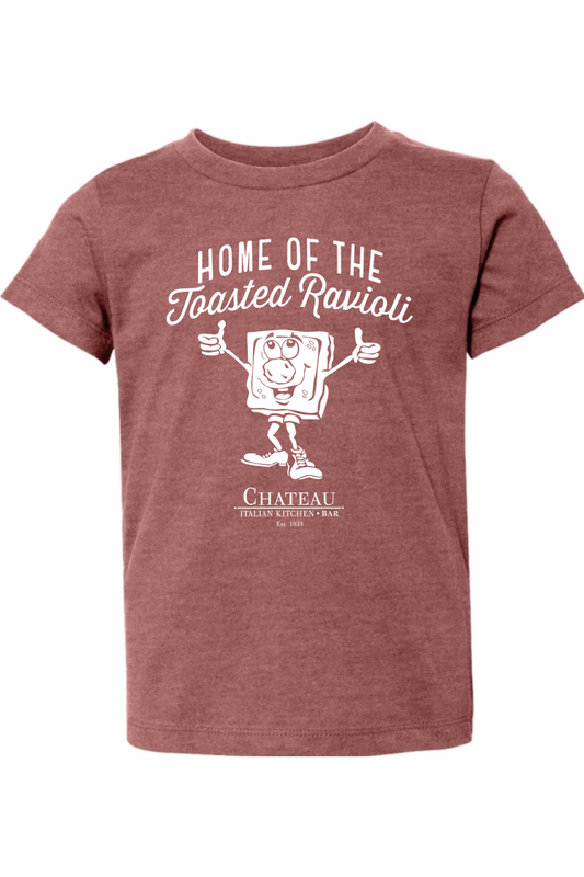 Chateau Home of the Toasted Ravioli Cotton T-Shirt - Toddler