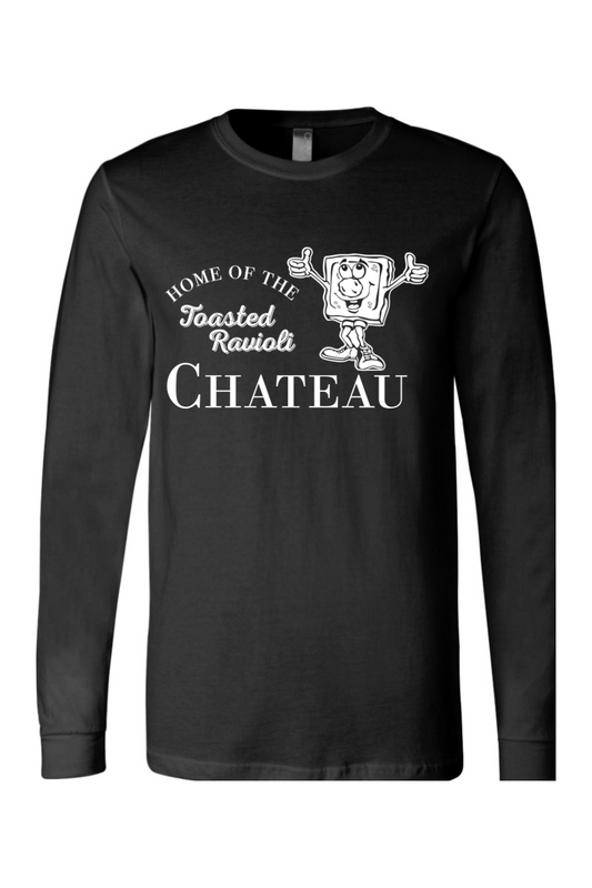 Chateau Home of the Toasted Ravioli Cotton Long Sleeve T-Shirt - Unisex