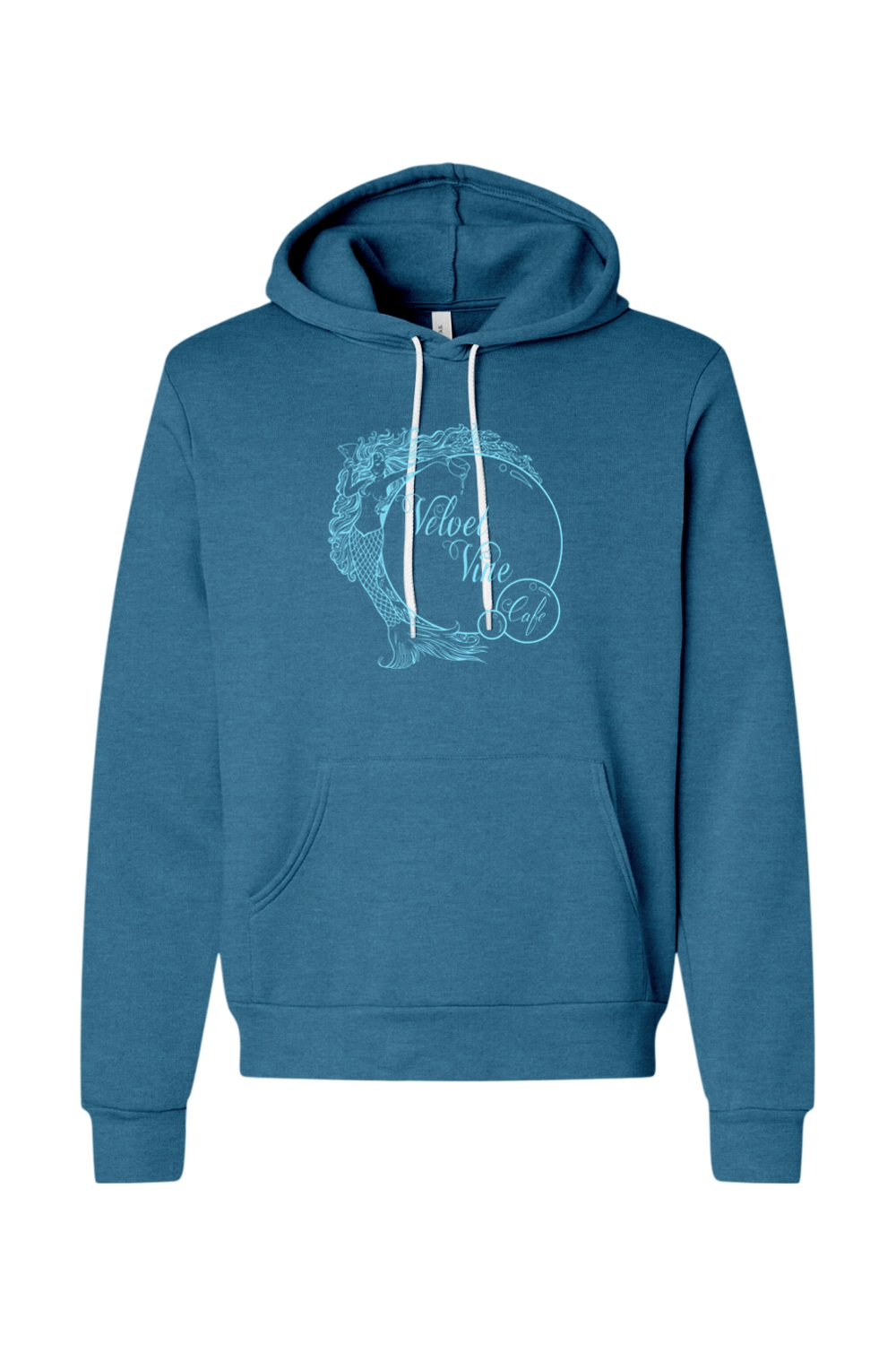 Velvet Vine Teal Logo Sponge Fleece Hoodie - Men's